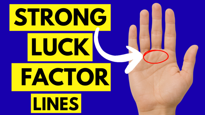 Types of Sun lines in palmistry