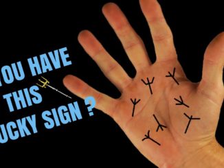 Trident/Trishul Sign on the hands