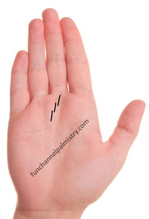 Ladder sign on Saturn mount