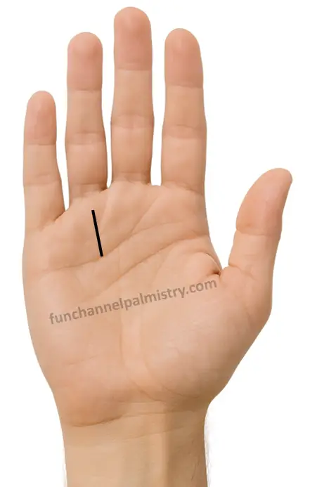 Sun line from heart line