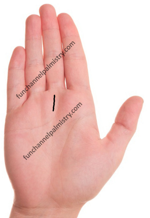 single vertical line on Saturn mount