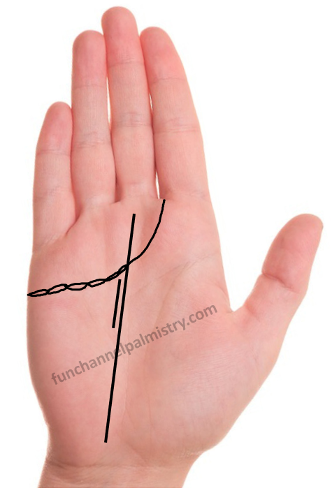 extramarital line in palmistry