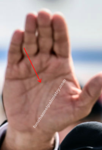 fate line going to Jupiter mount