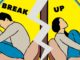 break up or divorce signs in a relationship or marriage in palmistry
