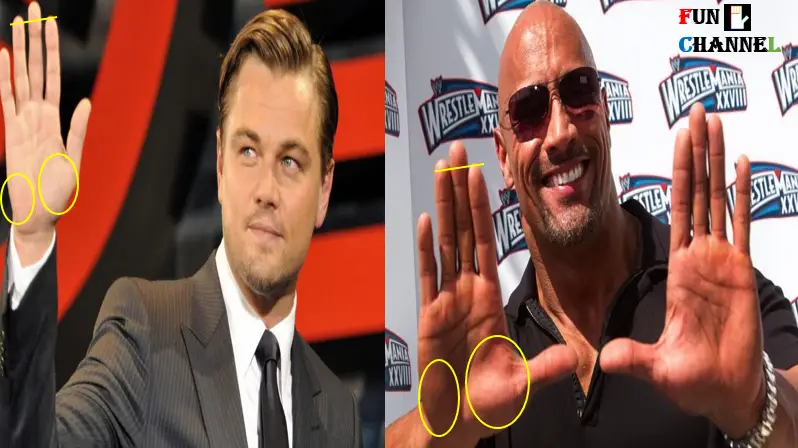 Leonardo Dicaprio,Dwayne Johnson Hand