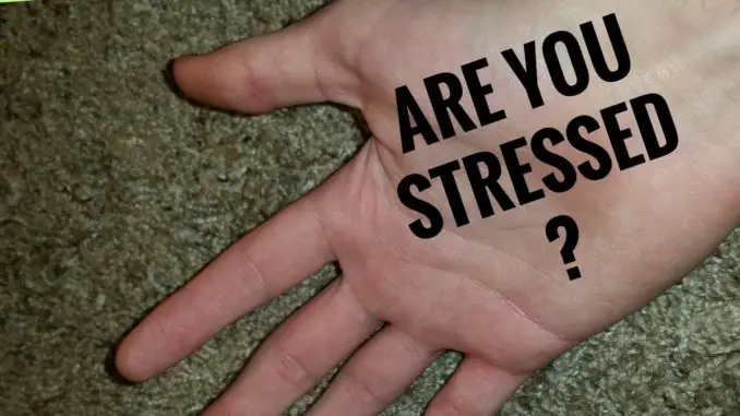 Detail Palm Analysis of a Stressed person Detail Palm Analysis of a Stressed person