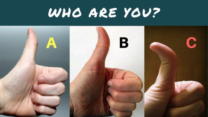 thumb and your personality thumb and your personality
