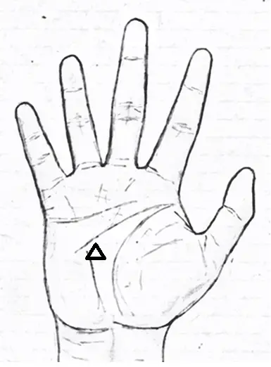 triangle on Rahu mount