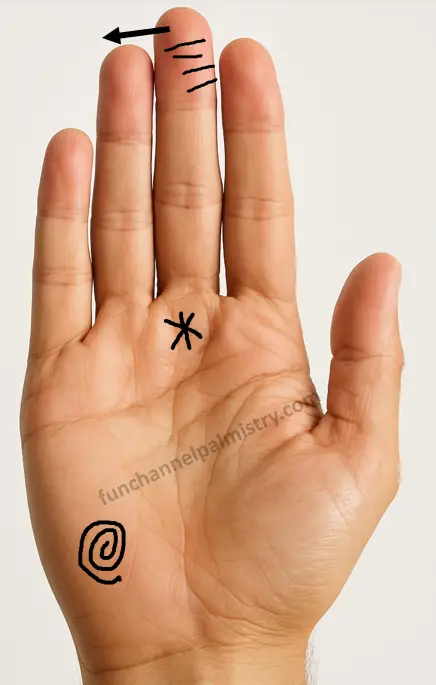 whorl on mount of moon