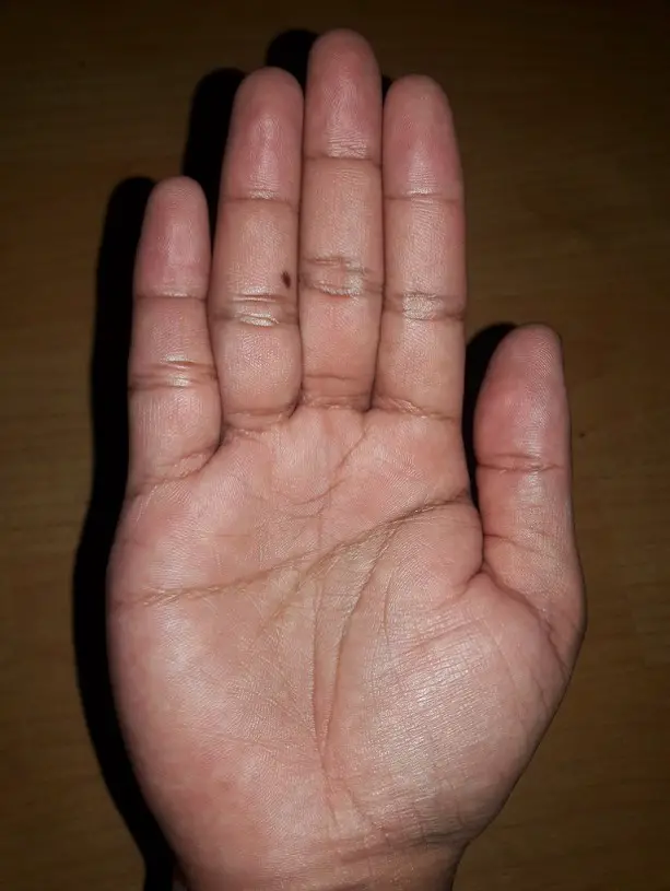 struggles and financial problem signs in palmistry