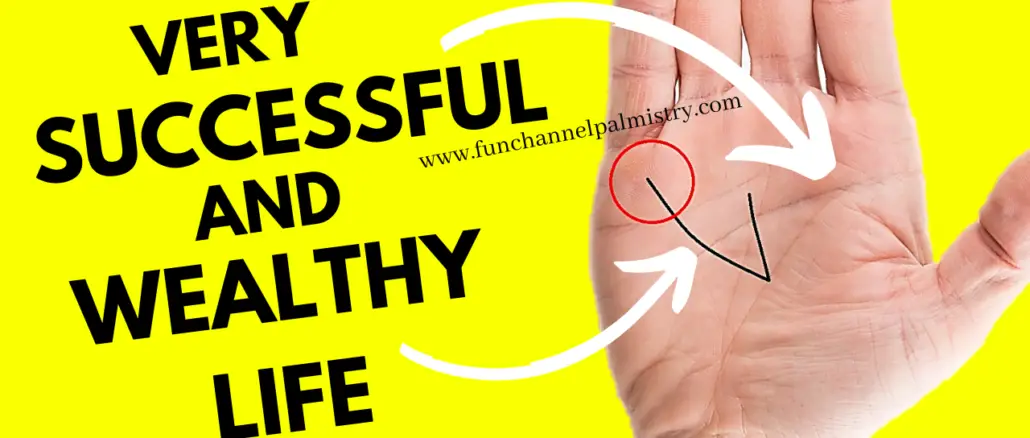 success lines in palmistry