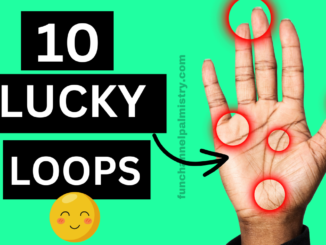 Lucky loops in palmistry