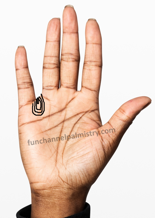 loop of humor in palmistry