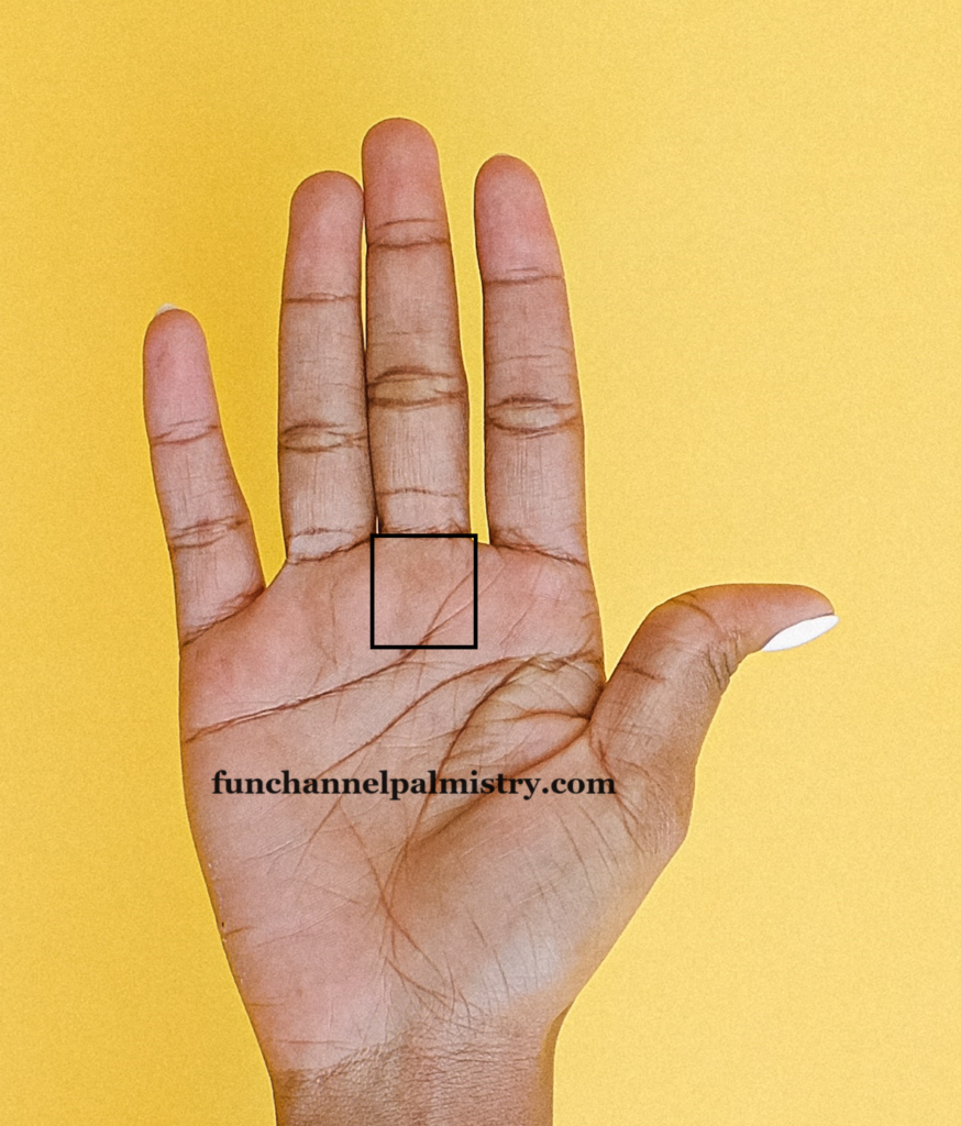 where is mount of Saturn in palmistry